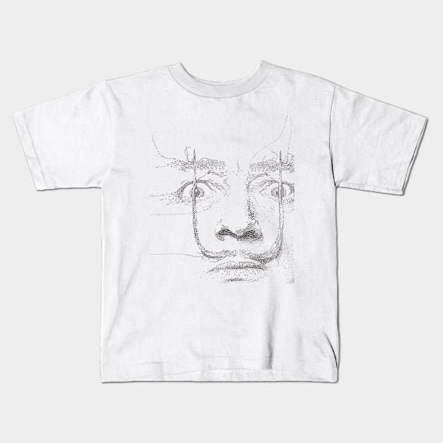 i am not mad! -  salvador dali Kids T-Shirt by Godriguezart